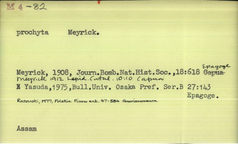 front of card